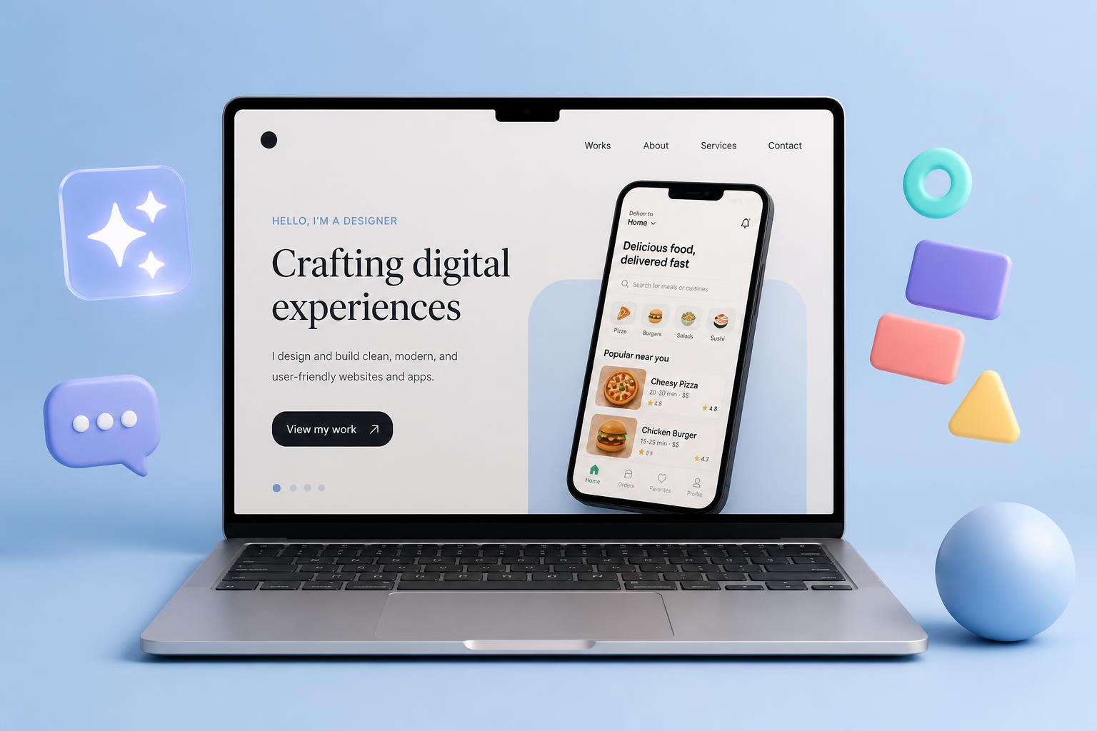 AI portfolio website