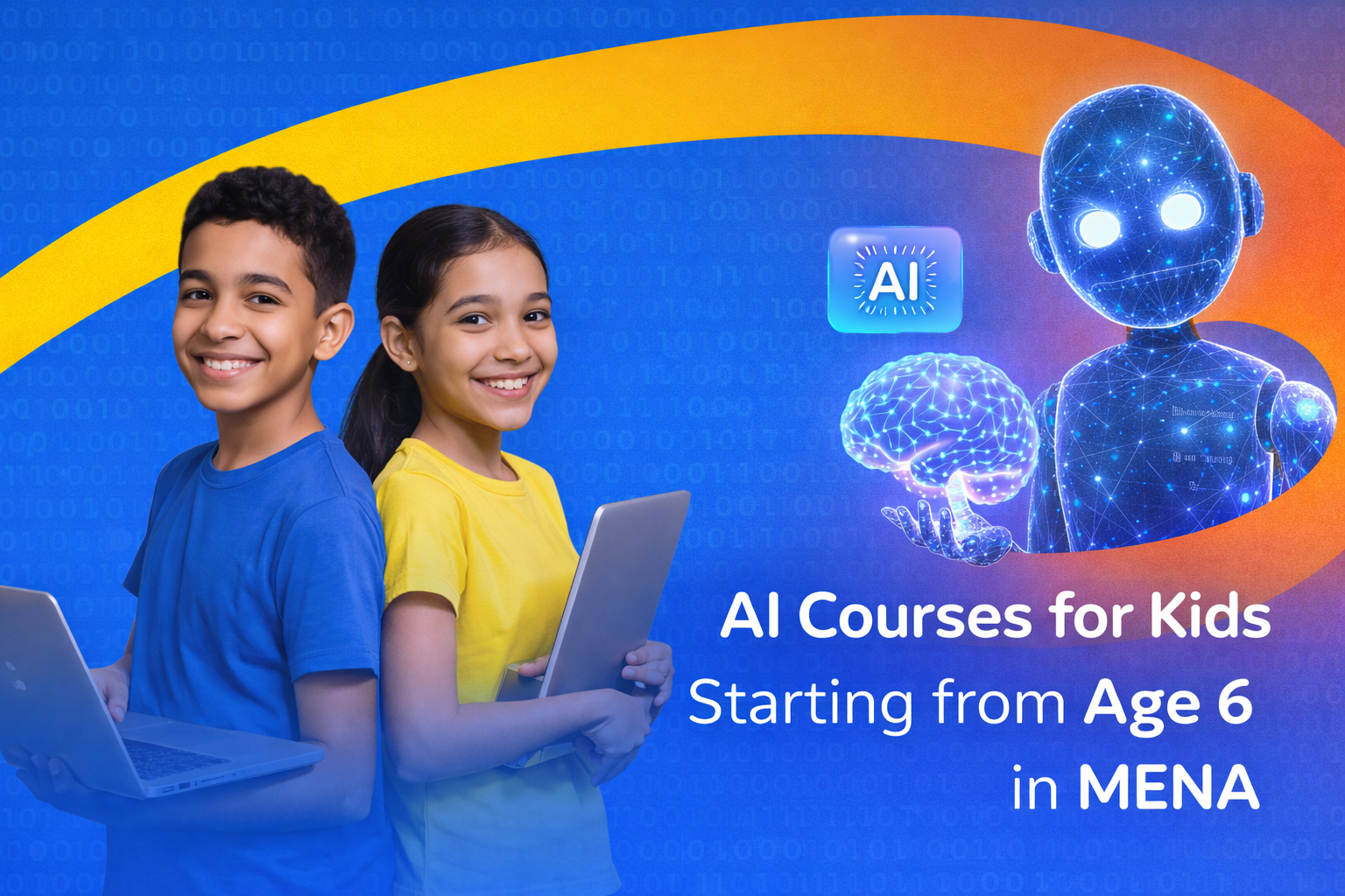 AI Courses for Kids Starting from Age 6 in MENA